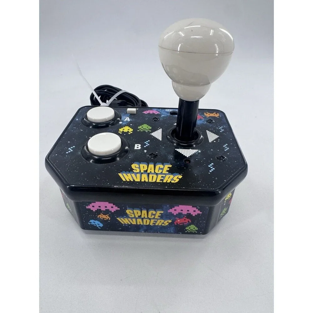 Space Invaders Plug N' Play TV Arcade Games Classic Joystick Controller Tested